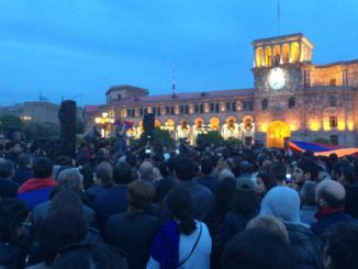 Protest in Armenië (Foto credit: Olya Azatyan. Creative Commons License.)