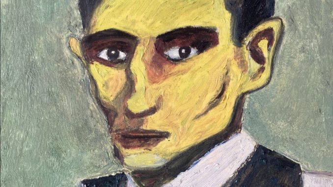 © Wouter van Riessen - Franz Kafka, 1988, olie op papier