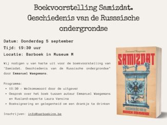 Boekvoorstelling Samizdat (Leuven, 5 september)